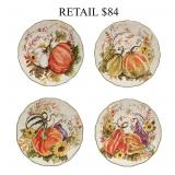 Certified International Dessert Plates 4Pc