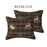 Levtex Home Merry Tartan 2-Pc. Sham Set, Standard