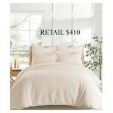 Levtex Waffle 3Pc Duvet Cover Set King/CalKing #17