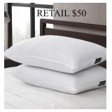 Eddie Bauer 2-Pack Pillow, Jumbo