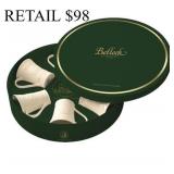 Belleek Classic Claddagh set of 6 Mugs