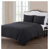 VCNY Home Kaleidoscope 3-Pcs Geometric Quilt Set#4