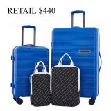 French Connection 4Pc Luggage Set #27