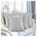 Nestl 2Pc Pillow with light gray cover 20X20