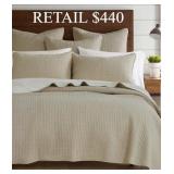 Levtex Cross 3Pc Quilt Set KingCalKing#17