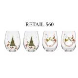 Lenox Merry Grinchmas 4 pc. Glass Tumblers Set