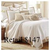 Levtex Home Adobe Border King Cotton Quilt Set