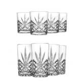 Godinger Dublin Crystal 8 Pcs  Glassware Set#4.46