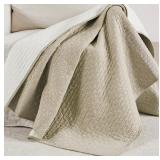 Levtex Cross Stitch Reversible Quilted Throw#5