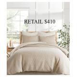 Levtex Waffle 3Pc Duvet Cover Set King/CalKing #17