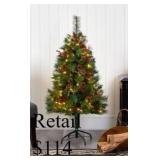 Nearly Natural 4ft pre-lit Pine Christmas tree #12