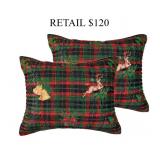 Levtex Home Merry Tartan 2-Pc. Sham Set, Standard
