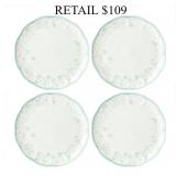 Lenox Butterfly Meadow Cottage Dinner Plates, 4Pc
