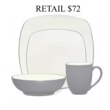 Noritake Colorwave Square Place Setting 4 Piece