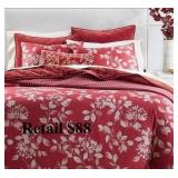 Charter Club Holiday Botanical Duvet Cover Set