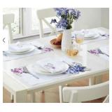 Spring Hydrangea Floral  Placemats  7 pcs #8