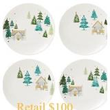 Lenox ï¿½ Balsam Lane 4-Piece Accent Plate Set#5.89