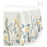 Lenox Wildflower Border Tablecloth, 70' Round #4