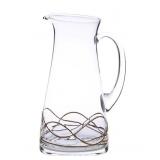Swirl Pitcher With 14K Gold Swirl Design#11
