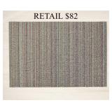 Chilewich Skinny Stripe Shag Mat 18' x 28' #6.7