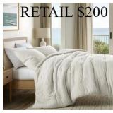 Waffle Textured Down-Alternative Comforter Set