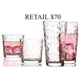 Circleware DoubleCircle Huge 16Pc Glassware Set