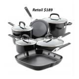 KitchenAid 10pcs Cookware Pots and Pans Set#22