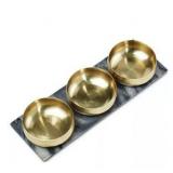 Hotel Collection Snack Bowls+ Marble Tray#4