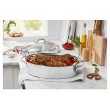 The Cellar 8-Qt Covered Oval Roaster+ Rack#4.82