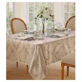 Barcelona Damask 60' x 102' Oblong Tablecloth