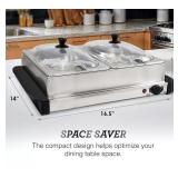 Elite Cuisine 5Qt.SS Electric Buffet Server#7