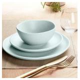 Oake Blue 12-Pc. Dinnerware Set #12