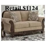 Havenworth 68'Solid Polyester 2 Seat Loveseat