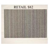 Chilewich Skinny Stripe Shag Mat 18' x 28' #7.5