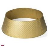 Glitzhome 25.75' Gold Metal Glitter Tree Collar#19
