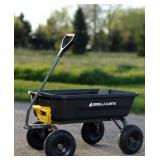 Gorilla Carts Gorilla 4-cu ft Poly Yard Cart R$149