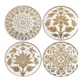 Lenox Global Tapestry Gold 4pc Assorted Plates
