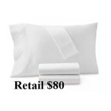 Oake  Count Organic Cotton 3-Pc. Sheet Set#2.96