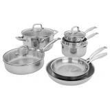 HENCKELS Clad H3 10-pc  Pot and Pan Set,SS #32