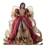 Holiday Lane Gold and Red Angel Tree Topper#4.52