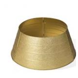 Glitzhome 25.75' Gold Metal Glitter Tree Collar#12