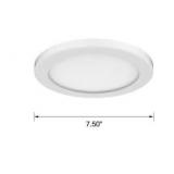 Project Source 1-Light 7.5' LED Flush Mount Light