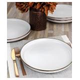 Elama Alejandro Dinner Plates Set of 6 w14