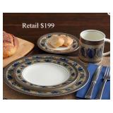 Arabella 15 Pcs Dinnerware Set, Service for 4 w30