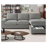 Jossilynn L-Shape Sectional + Storage Chaise R$819