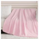 Juicy Couture  Faux Fur Throw Blanket 50' x 70'#4