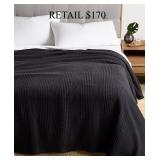 Oake Cotton Waffle Blanket, King #9