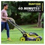Ryobi 40V HP 20' Cordless Mower Tool Only R$349