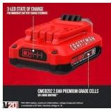 CRAFTSMAN V20 20 -Volt 1 -Pack Lithium-ion R$98