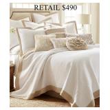 Levtex Adobe Border Oversized Quilt Set King #20